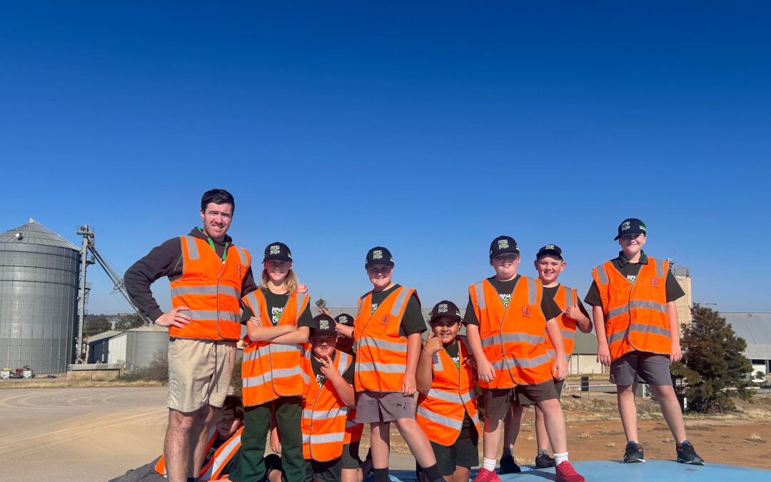 Boys to the Bush visit GrainCorp Junee